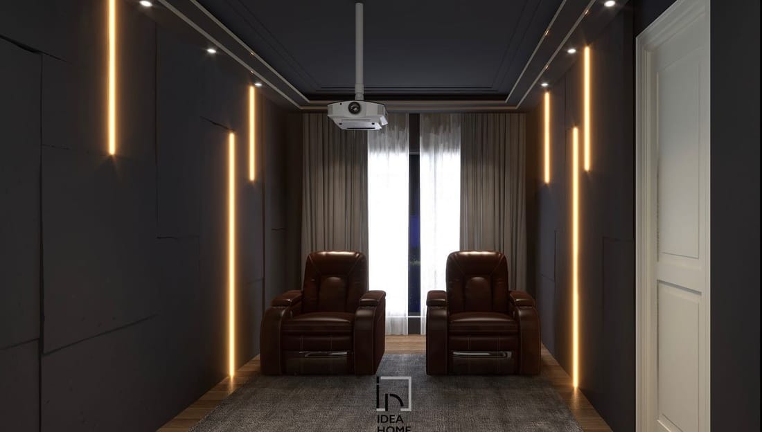 ผลงานจริง พื้นที่ต้อนรับตกแต่งผนังคลาสสิกโดย IDEA HOME